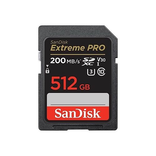 karta pamięci SanDisk Extreme PRO 512GB 200/140 MB/s SDXC