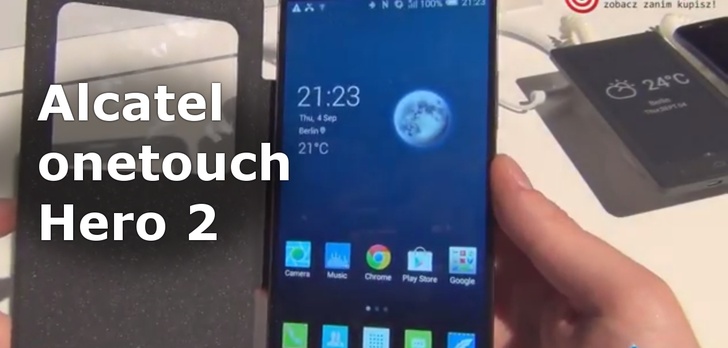 Alcatel Onetouch Hero 2 Hands-On - Kolejny Smartfon Z Targów IFA 2014