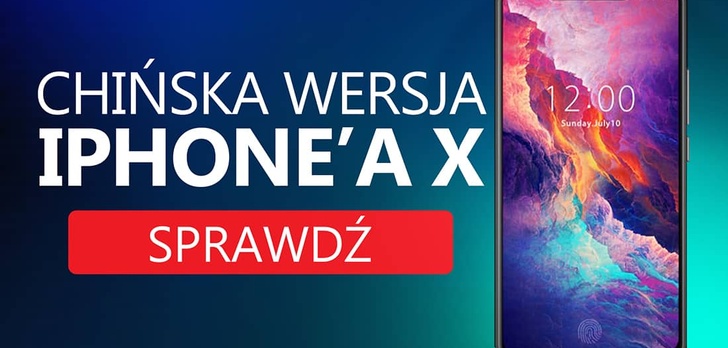 Ekran iPhone X w Chińskim Smartfonie!