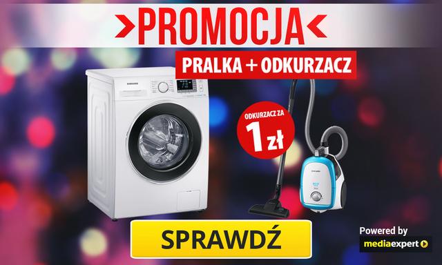 Nowoczesne Pralki z Odkurzaczem za Złotówkę #MegaOkazje w Media Expert