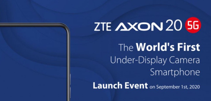 ZTE Axon 20 5G to pierwszy smartfon z kamerą ukrytą pod ekranem