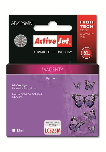 ActiveJet AB-525MN tusz magenta do drukarki Brother (zamiennik Brother LC525M) Supreme