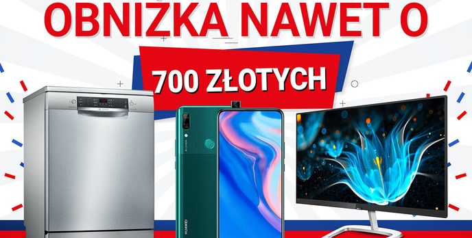 Lodówka przeceniona o 700 złotych! Weekendowe promocje na elektronikę