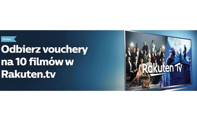 Rakuten do telewizorów Philipsa - Jeden z modeli taniej!