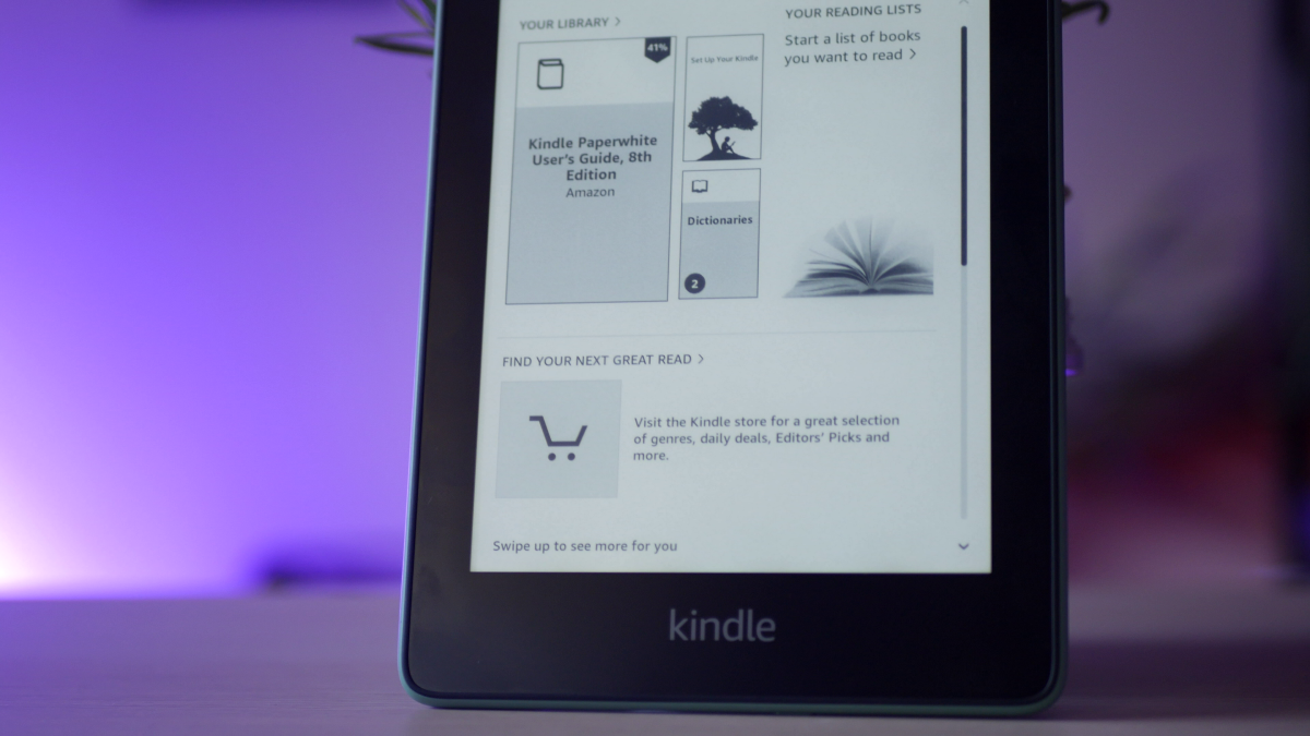 Ekran w Kindle Paperwhite 4