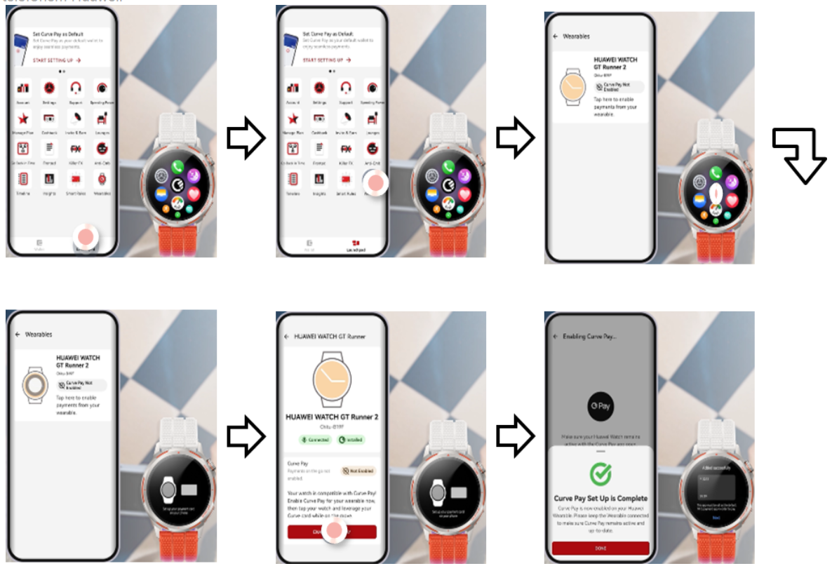Krok 3 - Konfiguracja NFC na zegarkach Huawei Watch