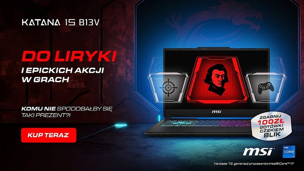 MSI pomoże wybrać idealnego laptopa i jeszcze dołoży 100 zł!