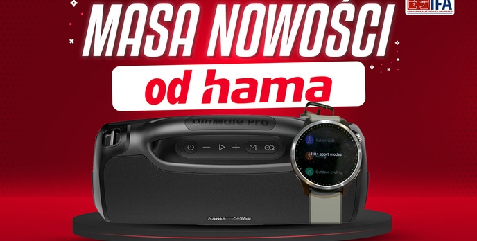 HAMA na IFA 2024 - Boombox, ładowarki, smartwatche i nie tylko