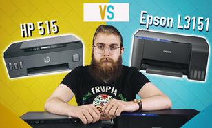 Epson L3151 vs. HP Smart Tank 515 - Test drukarek atramentowych