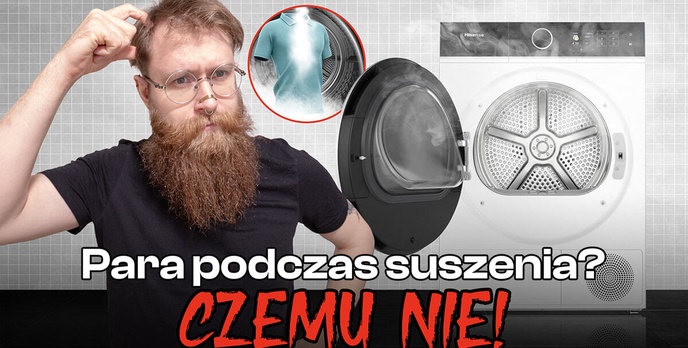 Nowoczesna suszarka: sprawdzamy Hisense 5i DH5I104BWAB
