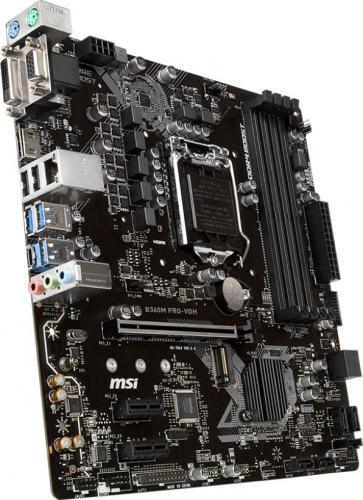 MSI B360M PRO-VDH ( LGA 1151 ; 4x DDR4 DIMM ; Micro ATX )