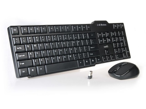 NATEC Zestaw bezprzewodowy Klawiatura + Mysz TENCH