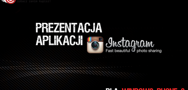 Instagram beta dla Windows Phone 8