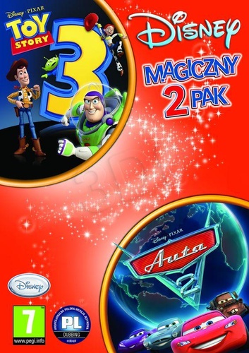 2-pak Toy Story 3 + Auta 2