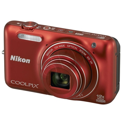 NIKON COOLPIX S6600 CZERWONY