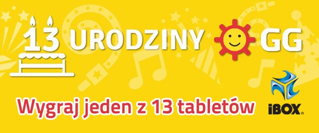 Szczęśliwa 13 GG - urodziny komunikatora Gadu Gadu