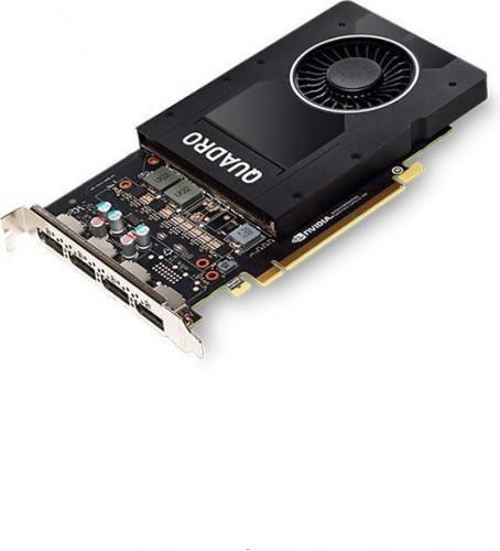 HP NVIDIA Quadro P2000, 5GB GDDR5 (160 Bit), 4xDisplayPort (1ME41AA)