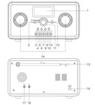 Kruger & Matz Radio internetowe WIFI, AUX, FM