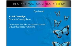ActiveJet AE-M1285R multipack tusz czarny, cyan, magenta, żółty do drukarki Epson (zamiennik Epson T1285) Premium