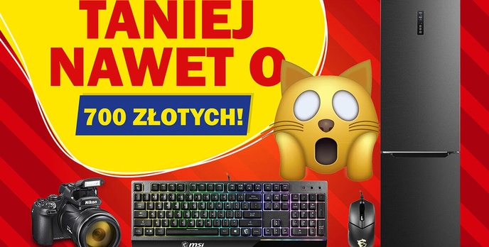 Lodówka taniej o 700 złotych? A może aparat lub zestaw od MSI?