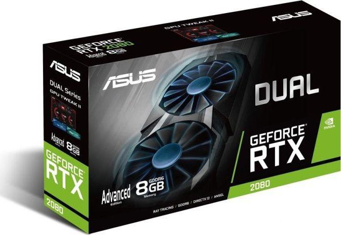 Asus GeForce RTX 2080 DUAL 8GB (DUAL-RTX2080-A8G) Asus GeForce RTX 2080 DUAL 8GB (DUAL-RTX2080-A8G)