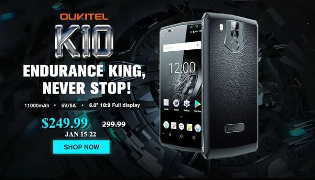 OUKITEL K10 4G Phablet - Chiński Phablet Jeszcze Taniej