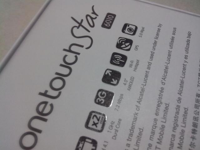alcatel onetouch star alcatel onetouch star
