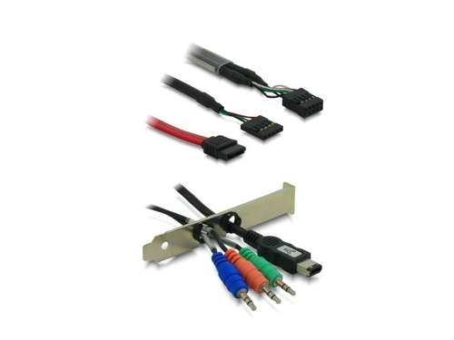 DELOCK Frontpanel Multi 34in1 USB/AUDIO/ESATA/FIREWIRE/CZYTNIK Biały