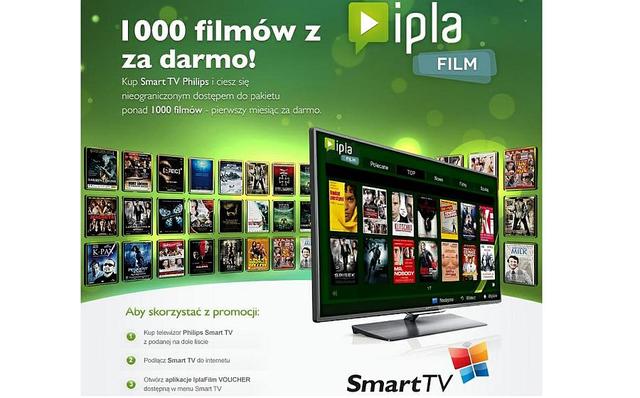 Podłącz telewizor Philips Smart TV z 2011 roku do Internetu i uzyskaj dostęp do ponad 1000 filmów