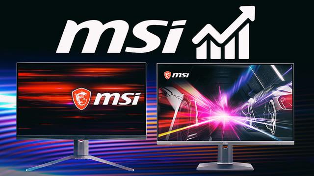 MSI jest najszybciej rozwijającą się marką monitorów!