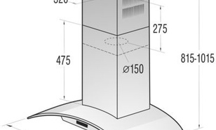 Gorenje Okap wyspowy IDKG9545ES