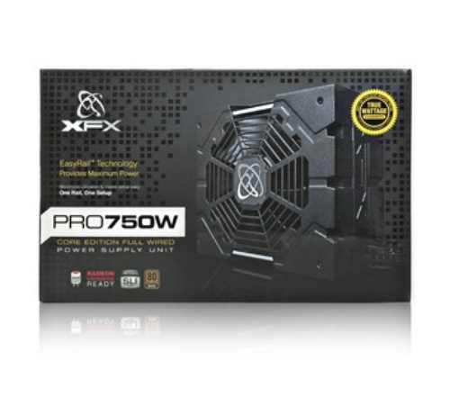 XFX Core TS 750W (80+ Bronze, 4xPEG, 135mm, Single Rail)