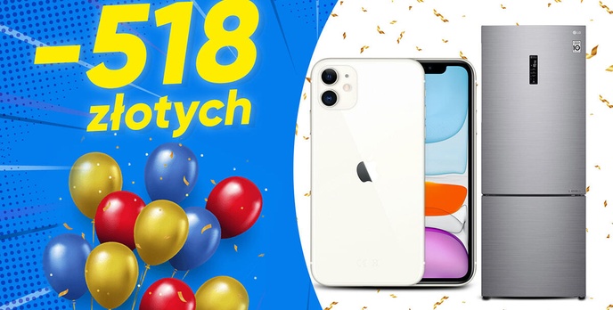Zaoszczędzisz nawet 518 złotych na urodzinach RTV Euro AGD!