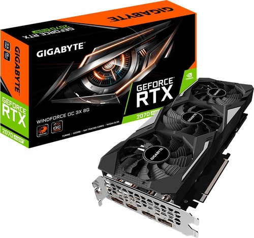Gigabyte GeForce RTX 2070 SUPER Windforce OC 3X 8GB GDDR6