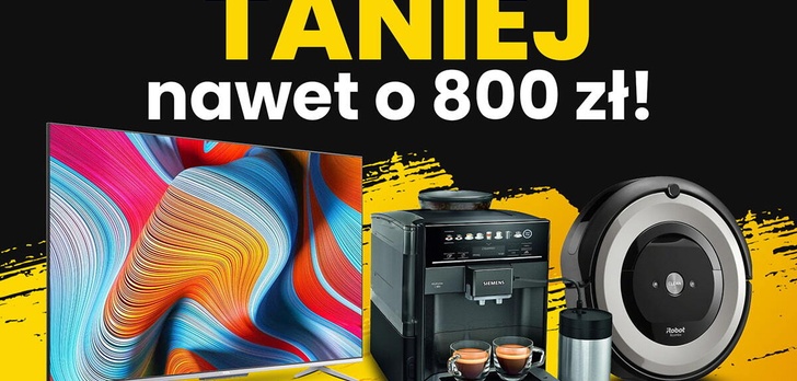 Taniej nawet o 800 złotych! Słuchawki bezprzewodowe, Roomba lub TV