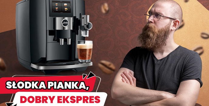 Słodka pianka z ekspresu do kawy: Test Jura J10
