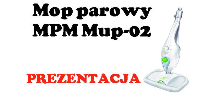 Mop parowy MPM MUP-02 [PREZENTACJA]