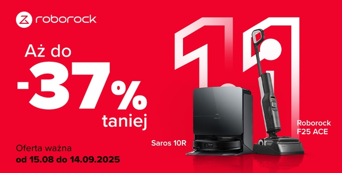 Promocje na świetne roboty oraz odkurzacze. Roborock świętuje 11 urodziny