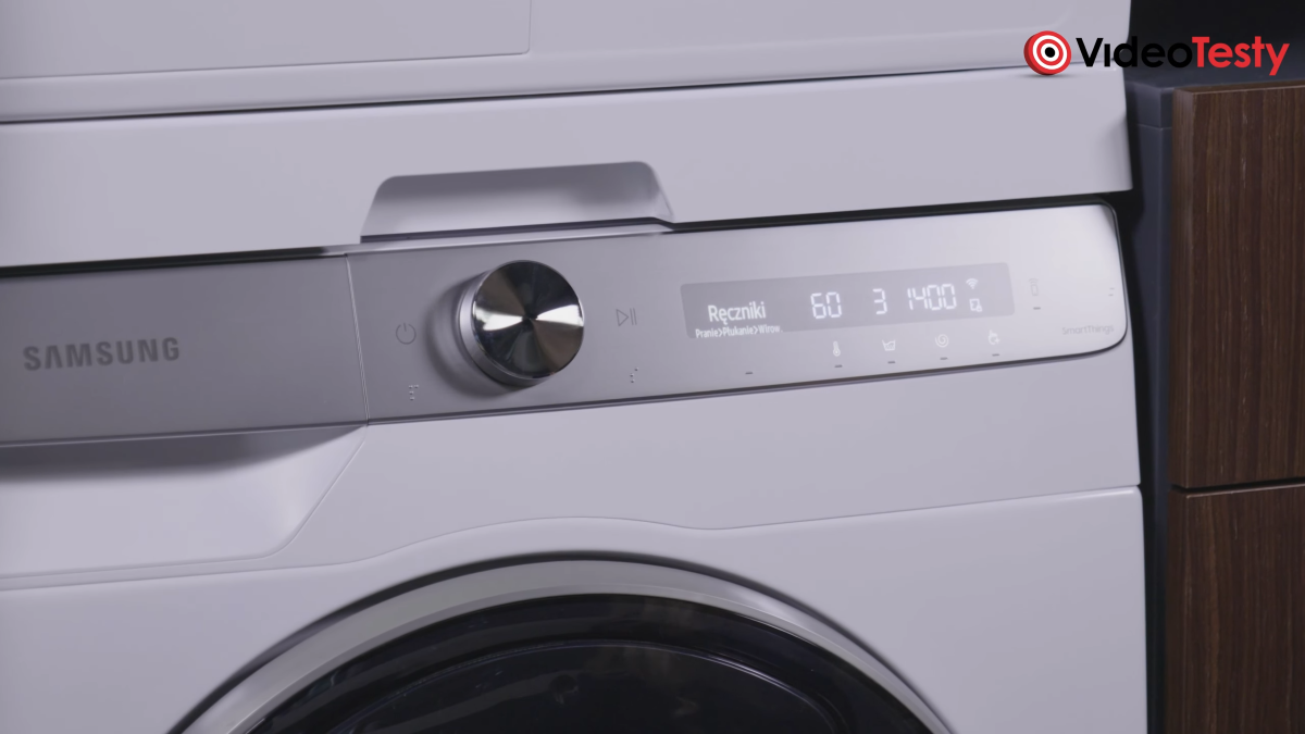 Pralka Samsung AI Control przyciski w panelu