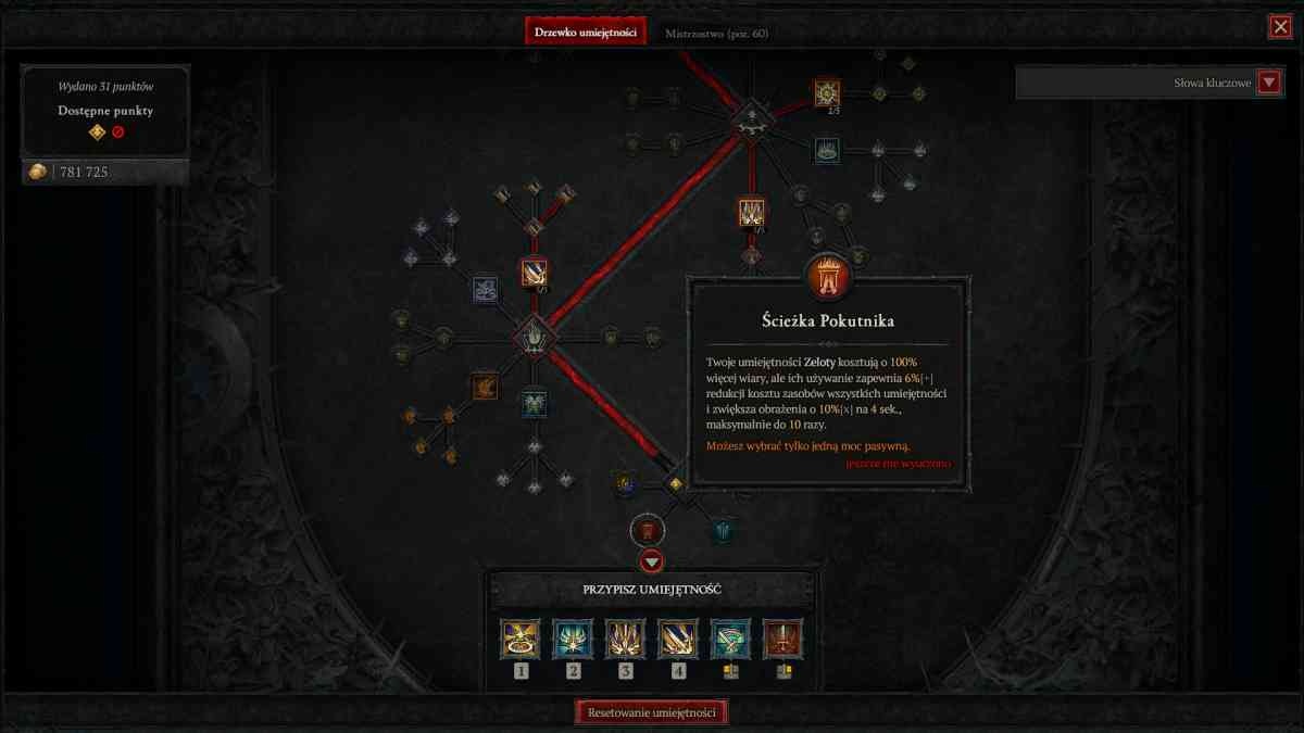 Diablo IV - Drzewko umiejętności