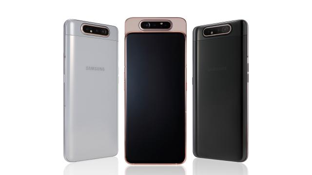 Samsung Galaxy A80 w trzech kolorach