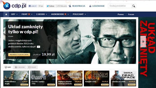 Nowości od CDP.PL - W cyfrowej dystrybucji pojawiły się filmy i audiobooki