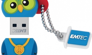 EMTEC Pendrive 8GB DJ Owl The Animalitos