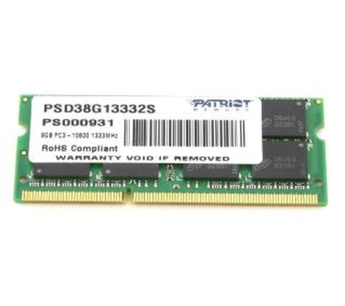 PATRIOT DDR3 8GB SIGNATURE 1333MHz CL9 SO-DIMM