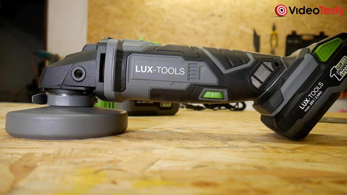 bok Lux Tools A-ST20/115 - tania szlifierka kątowa