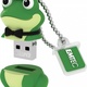 EMTEC Pendrive 8GB Crooner Frog The Animalitos