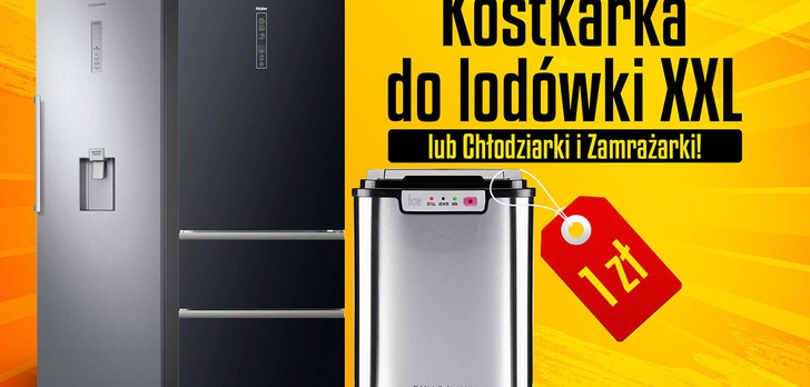 Kostkarka za złotówkę? Tak, do bardzo pojemnych lodówek i zestawów chłodzących!