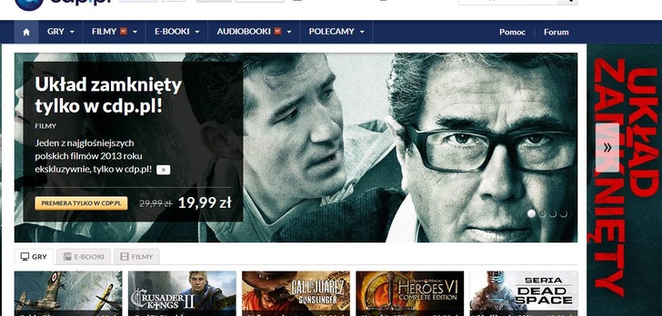 Nowości od CDP.PL - W cyfrowej dystrybucji pojawiły się filmy i audiobooki