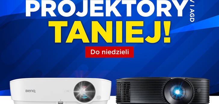 Projektory FAKTYCZNIE taniej! Oprócz tego telewizor i AGD