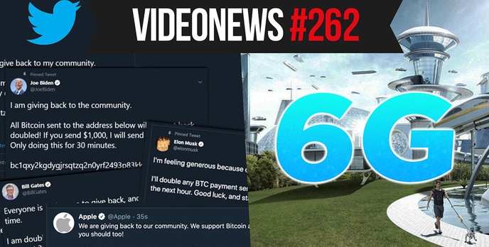 Włamanie na Twittera, plany na 6G, Huawei z banem - VideoNews #262